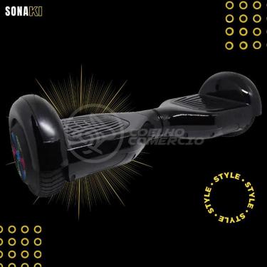 Imagem de Hoverboard Infantil Skate Elétrico Bluetooth - Preto Nº60