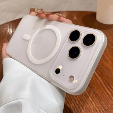 Imagem de Capa fina fosca ultrafina de PC para homens e mulheres para iPhone 17 Pro Max 17 Air com carregamento sem fio para iPhone 16 15 Pro