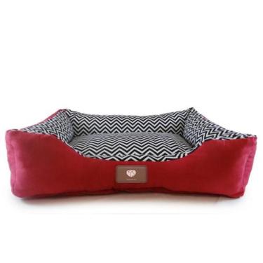 Imagem de Cama para Pet DOG Caminha de Cachorro Médio LUXO Fundo Impermeável 60X