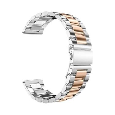 Imagem de Pulseira de Metal 20mm para Samsung Galaxy Watch 6/5/4 - Aço Inoxidáve
