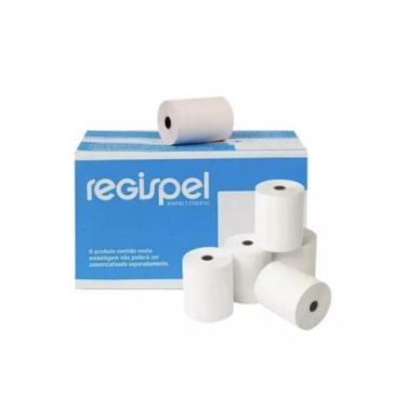 Imagem de 20 un bobina termica 80x40 cupom fiscal branca pdv recibo - E A COSTA 