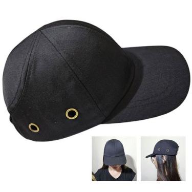 Imagem de Bone com Capacete EPI Obra Segurança do Trabalho Casquete Proteçao Con