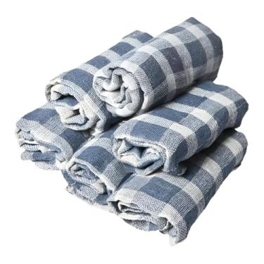 Imagem de Kit 10 Panos de Chão Xadrez 70x40cm – 100% Algodão, Alta Absorção e Resistência, Ideal para Limpeza Doméstica, Cozinha e Piso
