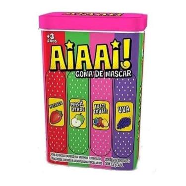 Imagem de Kit c/ 6 Chiclete Goma De Mascar Aiaai! 1 Lata Com 18 - Kidzone