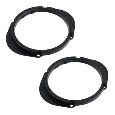 Imagem de Modengzhe Espaçador de alto-falante de carro 6,5, suporte adaptador de montagem de anel de alto-falante subwoofer estéreo para carro Mazda Universal Car Audio