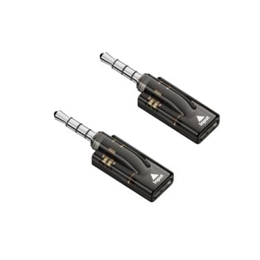 Imagem de rgzhihuifz Adaptador de conector de fone de ouvido, adaptador de cabo de áudio tipo C fêmea para macho de 3,5 mm, dongle compatível com leitores de MP3, leitores de CD, laptops, tablets, smartphones