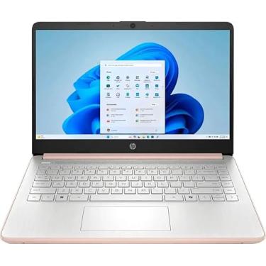 Imagem de HP Laptop estudantil portátil 14 fino 2025, HD de 14 polegadas, Intel N150 de 4 núcleos, 4 GB de RAM, armazenamento de 256 GB (128 GB UFS + 128 GB microSD), 1 ano de escritório 365, Wi-Fi 6, HDMI