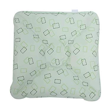 Imagem de Almofada para cuidados com escaras, formato quadrado, almofada anti-escaras para pacientes idosos acamados, algodão verde, tubo oco de alta elasticidade, 40 x 40 cm