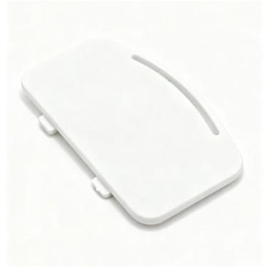 Imagem de Capa de bateria inferior com impressão 3D para mouse trackball sem fio Logitech Ergo M575, branca