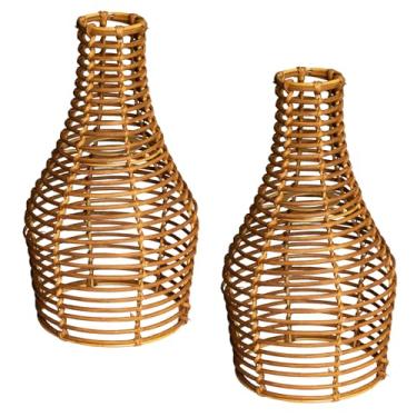 Imagem de Osasy Abajur de tambor de metal dourado, design oco feito à mão, persianas de substituição para chão, lustre, mesa, sala de estar, quarto, abajur (redondo-G11)