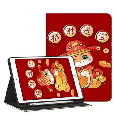 Imagem de Yzlvigrous Capa para ipad Mini 6 Gen 2021/ipad Mini 7 Gen 2024, Visualização em Vários Ângulos, Capa Fina de Suporte PU de 8.3 Polegadas com Despertar/sono Automático