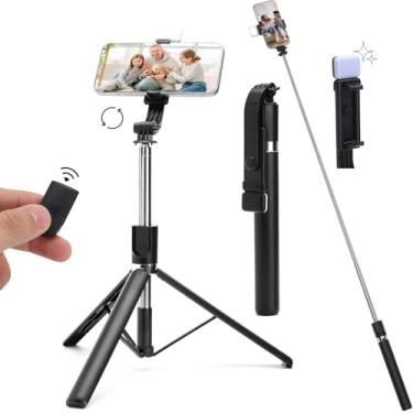 Imagem de Tripe Para Celular, Tripé para Celular, Tripé, Pau De Selfie, Gimbal, Tripé Para Celular Portátil, Pau De Self, Bastão De Selfie, Selfie Stick, Estabilizador Celular Três Eixos