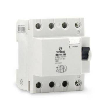 Imagem de Disjuntor Dr Tetrapolar 40a-30ma - Soprano