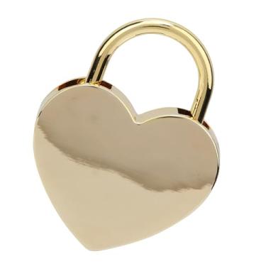 Imagem de RiToEasysports Fechadura de Coração Com Chave de Metal, Fechadura Decorativa Durável para Caixa de Joias, Diário, Bagagem Pequena, 45 X 59 Mm, Prata, Ouro Antigo, Imitação de Ouro, Rosa (imitação de