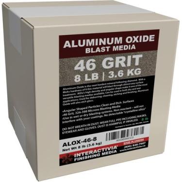 Imagem de 46 Meios abrasivos de jateamento de areia grossa de óxido de alumínio 