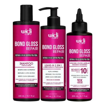 Imagem de Kit Widi Care Shampoo + Máscara + Leave-In Bond Gloss Repair