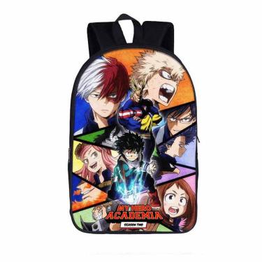 Imagem de Mochila My Hero Academia Midoriya Izuku Bakugou Katsuki
