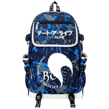 Imagem de Mochila escolar de anime para crianças e crianças Date A Time