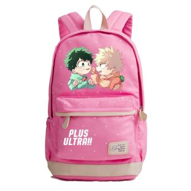 Imagem de Mochila My Hero Academia Midoriya Izuku Bakugou Katsuki