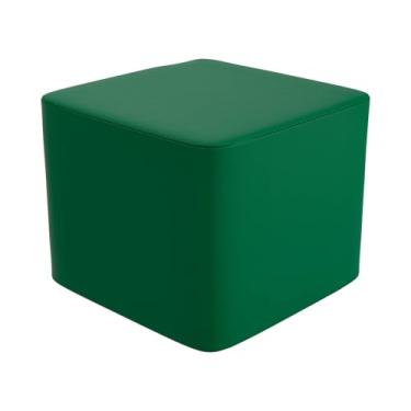 Imagem de Children's Factory FlexCube versátil 3 em 1, cadeiras infantis mistas, sofás, pufes e cubos de canto, cheio de espuma e resistente à água, assento flexível para sala de aula, otomano verde