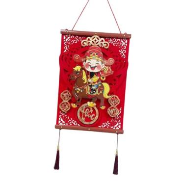 Imagem de IEUDNS Decoração de Ano Chinês para pendurar na entrada, placa decorativa para o Festival da Primavera Vietnamita, Style B