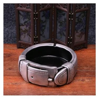 Imagem de Cinzeiro aparência de cinto cinzeiros para fumar, suporte de cinzeiro para fumantes, bandeja de cinzeiro para cigarros acessórios de decoração de casa