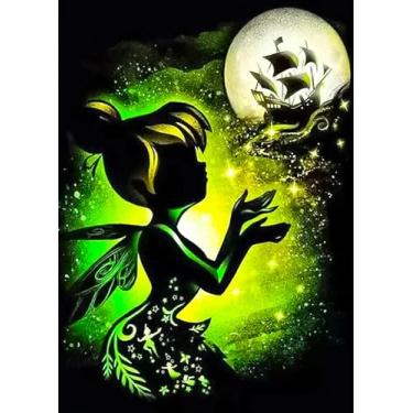 Imagem de JYLMOOD Kits de pintura de diamante de desenho animado para adultos, kits de arte de diamante 5D para iniciantes, faça você mesmo, broca completa, strass, com ferramentas, acessórios para decoração de