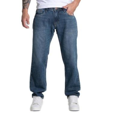 Imagem de Calça Jeans Sawary Reta - 281556 - Azul médio 46, Azul, 46