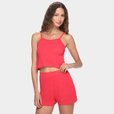 Imagem de Pijama Short Doll Volare Feminino, Pink, M