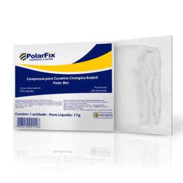 Imagem de Curativo Algodonado Compressa Estéril PolarFix 10x50cm 10 Un