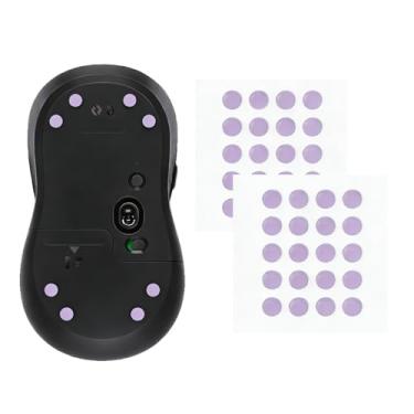Imagem de AOZOOSA Superfície de substituição universal para mouse pad - Precisão ultra suave para mouses para jogos, base antiderrapante de fácil instalação, controle durável para trabalho de escritório (roxo)