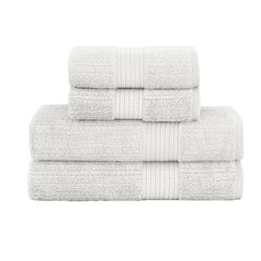 Imagem de Kit Jogo de Toalhas Buddemeyer 4 Peças Banho e Rosto Fio Penteado Cane