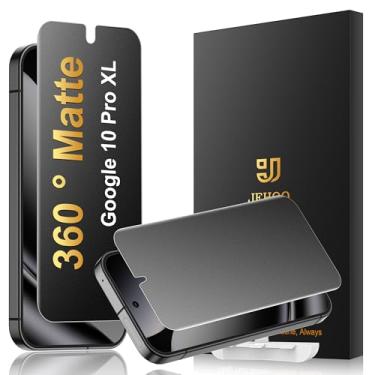 Imagem de JEHOO [Pacote com 2] Protetor de tela de privacidade de TPU fosco de 4 vias 360° para Google Pixel 10 Pro XL (não é vidro), compatível com sensor de impressão digital, filme flexível adesivo completo