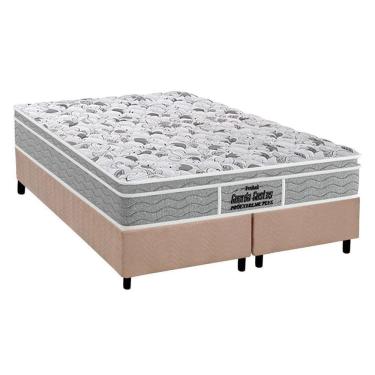 Imagem de Cama Box Queen: Colchão Espuma D45 Probel /Ep Guarda Costas Próextreme Plus + Base Clean(158X198)