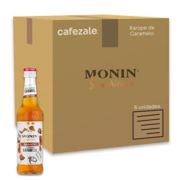Imagem de Xarope Monin Barista Caramelo Kit 6 unidades de 330ml - 11485, Monin