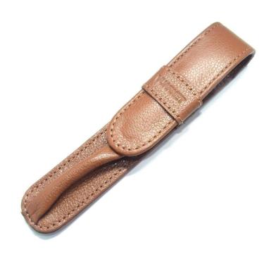 Imagem de Estojo Para Caneta Vuarnet Couro Caramelo
