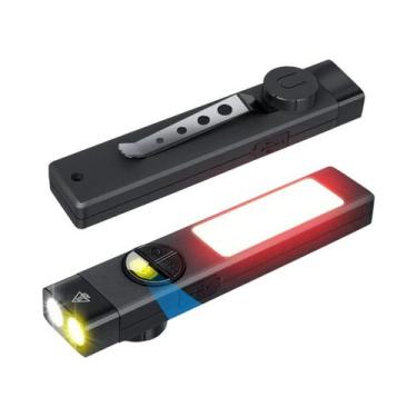 Imagem de Lanterna Tática Recarregável 1100LM eDC Com Clipe E Display Digital Pa