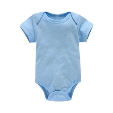 Imagem de Body sólido das macacões das meninas do bebê de 7 cores para meninos -