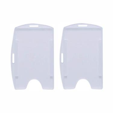 Imagem de Protetor Porta Crachá Transparente Universal Cassmar 100un