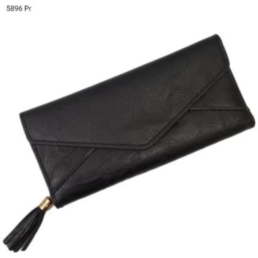 Imagem de Carteira Feminina Fina com Porta Cartões Notas Moedas Documentos 5896 