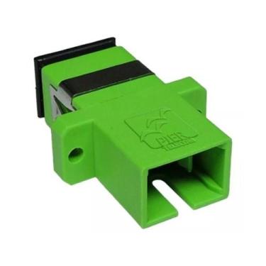 Imagem de Adaptador Óptico Simplex Sc/Apc Verde Pc/50 - FERRAGENS FTTH