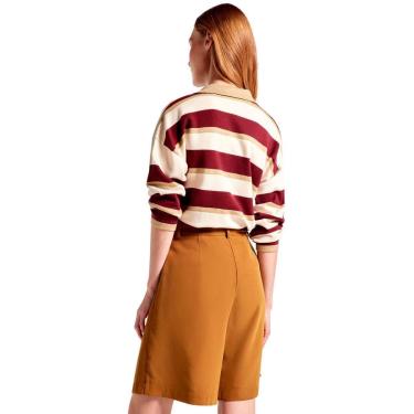Imagem de Bermuda Hering Feminina Cintura Alta Em Peach Touch-Feminino