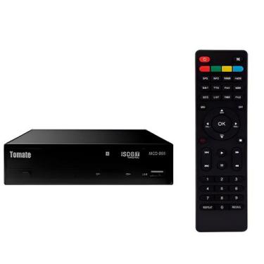 Imagem de Conversor Digital TV HDMI USB Gravador Full HD Preto Bivolt - ShopMix