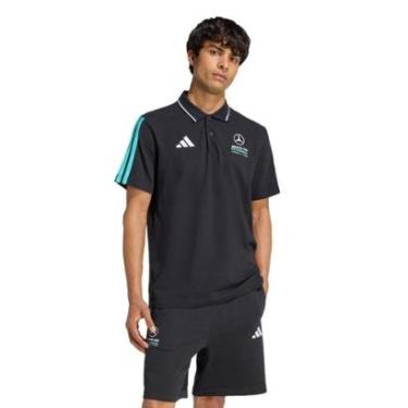Imagem de Camisa Polo Adidas Mercedes - Amg Petronas Formula 1 Team Dna Masculina-Masculino