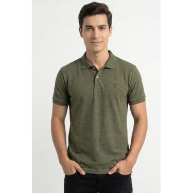 Imagem de Camisa Polo Piquet Masculina Polo Wear Verde Médio, Verde médio, GG