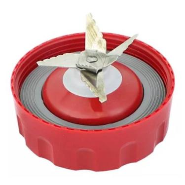 Imagem de Faca Vermelha 6 Lâminas Liquidificador Philips Walita Ri2240 Ri2242 Ri