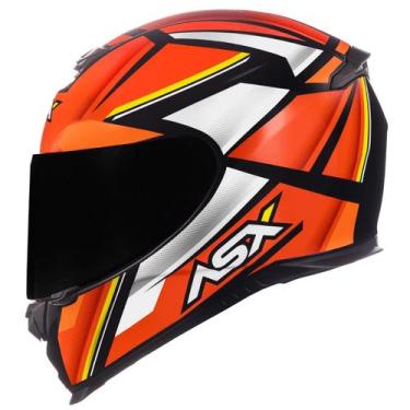 Imagem de Capacete Feminino Asx Eagle Explorer Vermelho Esportivo Moto, Preto Ve