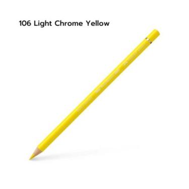 Imagem de Lápis de Cor Faber Castell Polychromos Avulso, 106 Light Chrome Yellow