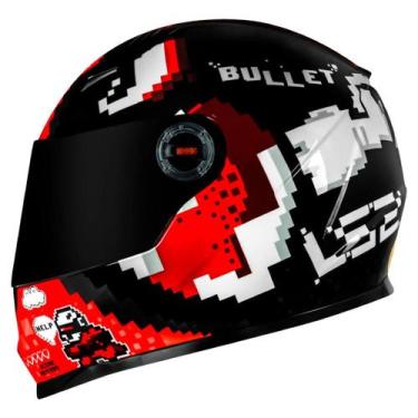 Imagem de Capacete LS2 FF358 Bullet Black/Red, 60