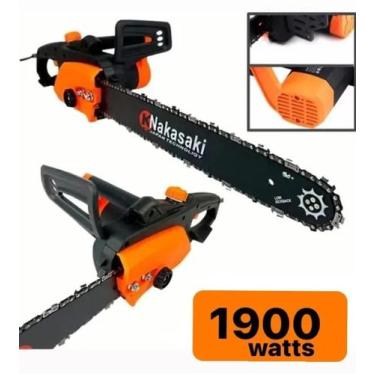 Imagem de Motosserra Eletrosserra Elétrica Profissional 1900 Watts 220v - NAKASA